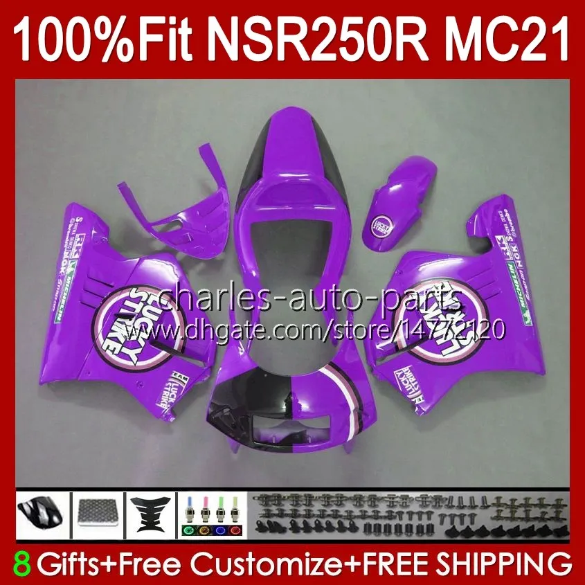 Injeção Dark Roxo OEM para Honda NSR250R NSR 250 R MC21 PGM3 103HC.225 NSR 250R NSR250 1990 1991 1992 1993 NSR250RR 90 91 92 93