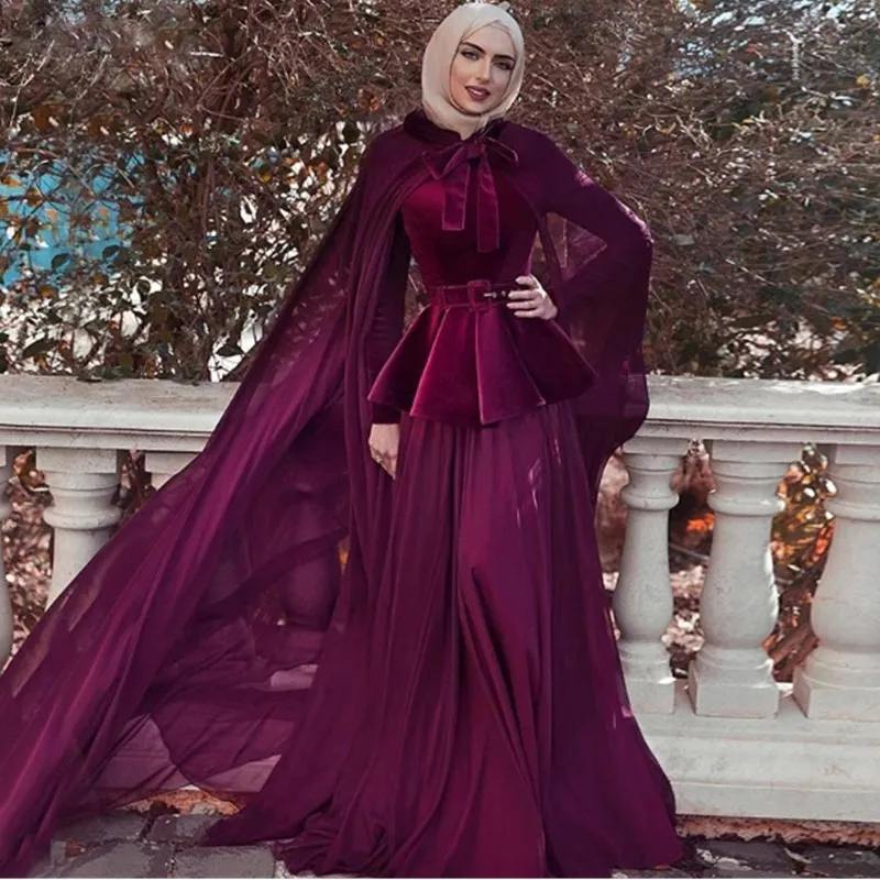 Velvet hotsell hijab dress
