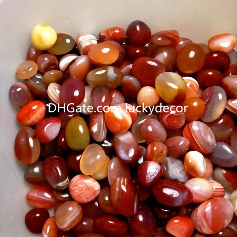 500 g Carnelian Tumbled Stone Crafts äkta 20-30mm Freeform Natural Crystal Gemstones Red Agate Polished Rock Jewellery Wire Wrapping Healing Grounding