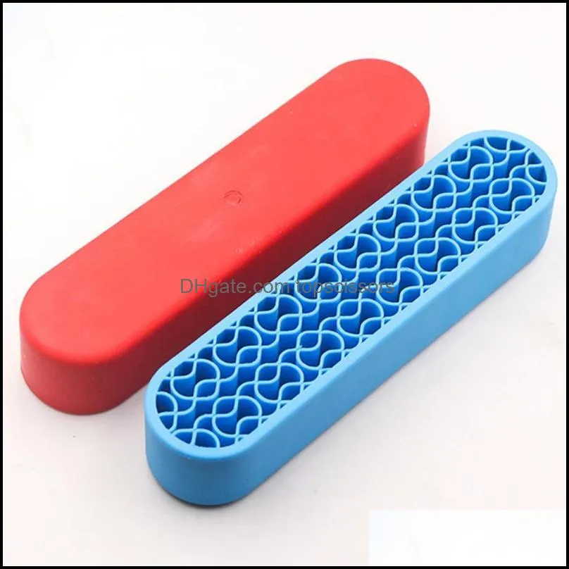 Silicone Nail Pen Holder Makeup Brush Display Stand Storage Case Desk Organizer1