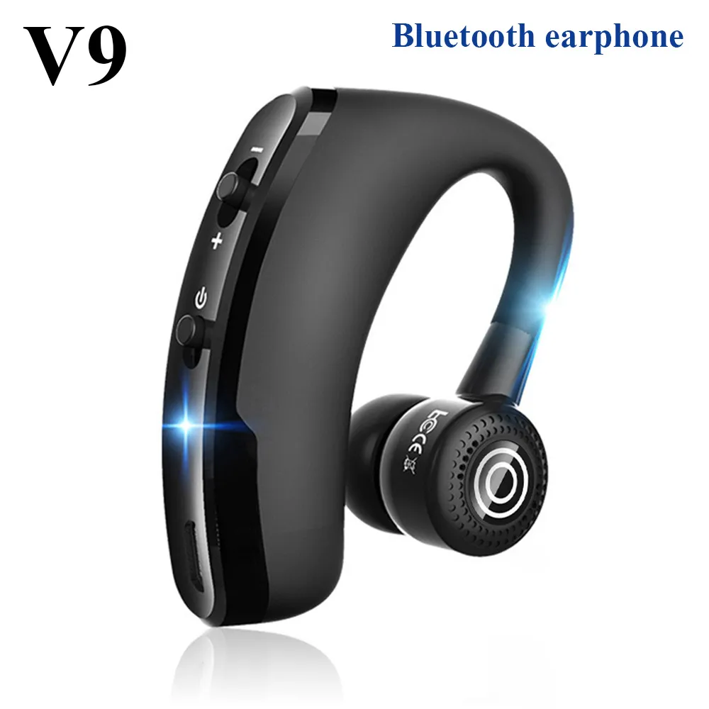 V9-Ohrhörer Bluetooth-Kopfhörer Freihändiges kabelloses Headset Business-Headsets Drive Call Sport-Kopfhörer für iPhone Samsung