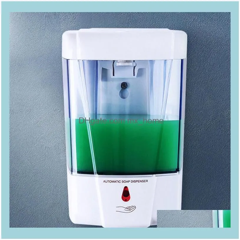 Liquid Soap Dispenser Automatic Sensor Sanitizer Dispenser Wall Mounted Soap Dispenser Bathroom Touchless Dispensers Without Battery