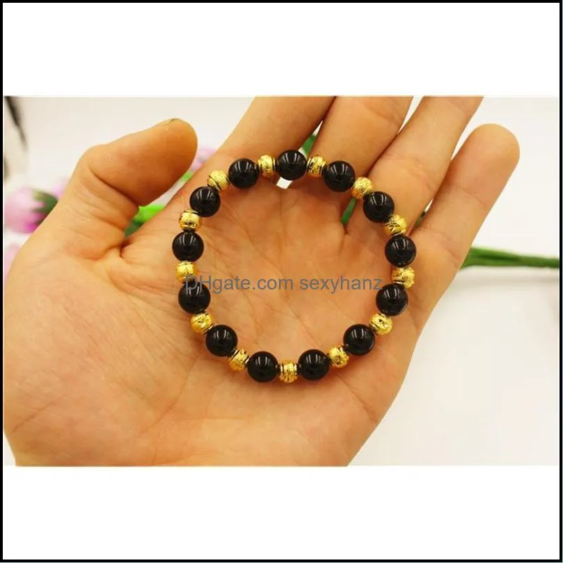 European dollar women`s agate bracelet Vietnam sand gold jewelry fashion transfer crystal long-lasting color beads