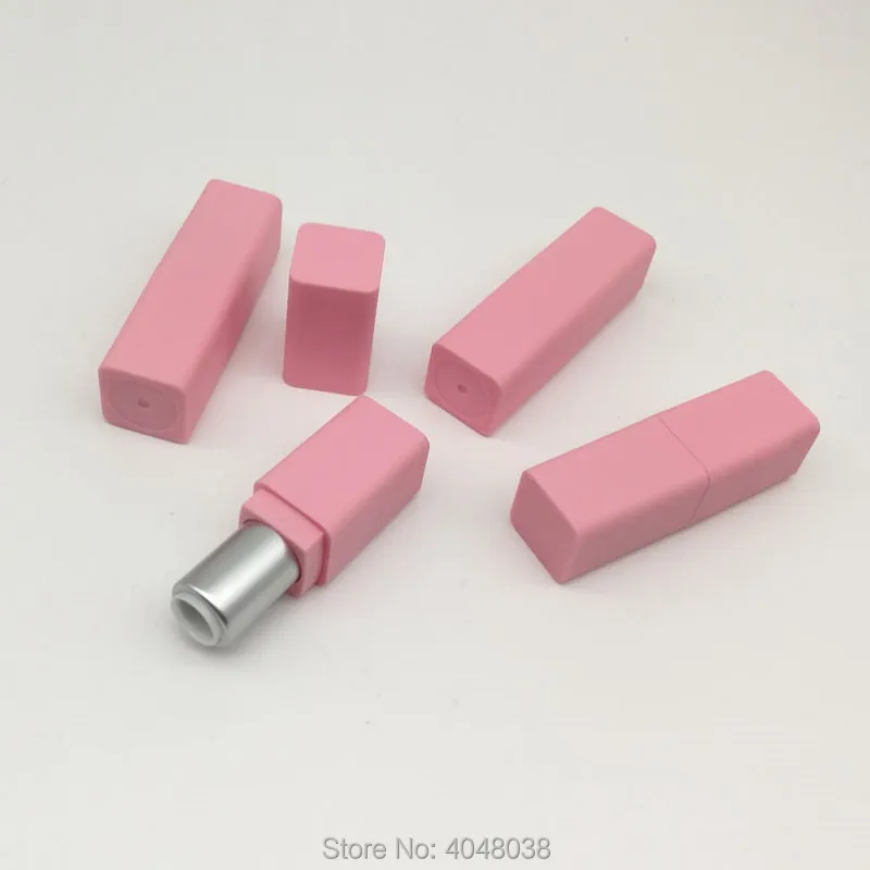 9.1mm DIY Pink Empty Lipstick Tube High-end Lip Balm Packaging Bottle Plastic Square Cosmetic Container Lipbalm Tube (3)