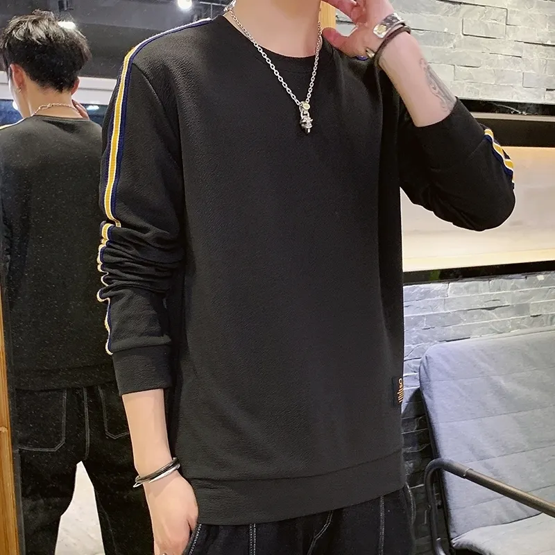 Elegant Texture Men's Casual Retro Cashmere Stand Collar Button Sweats - View #9