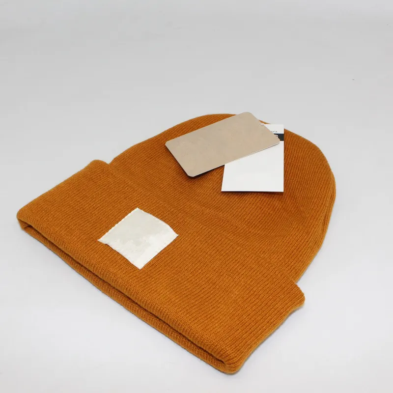 Designer Knitted Skully Hat For Men And Women Warm Solid Color Cap For