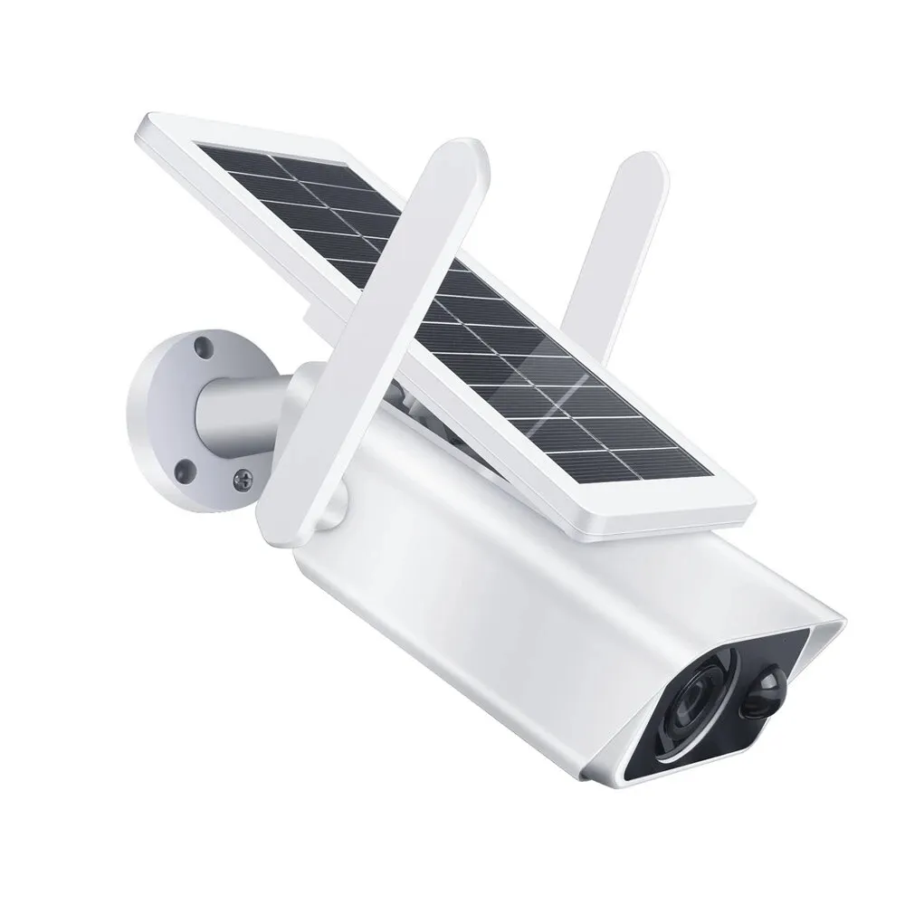 Besidare WiFi Wireless IP-kamera 2mp Utomhus Vattentät Solar Dome Camera PTZ Control Surveillance Camera