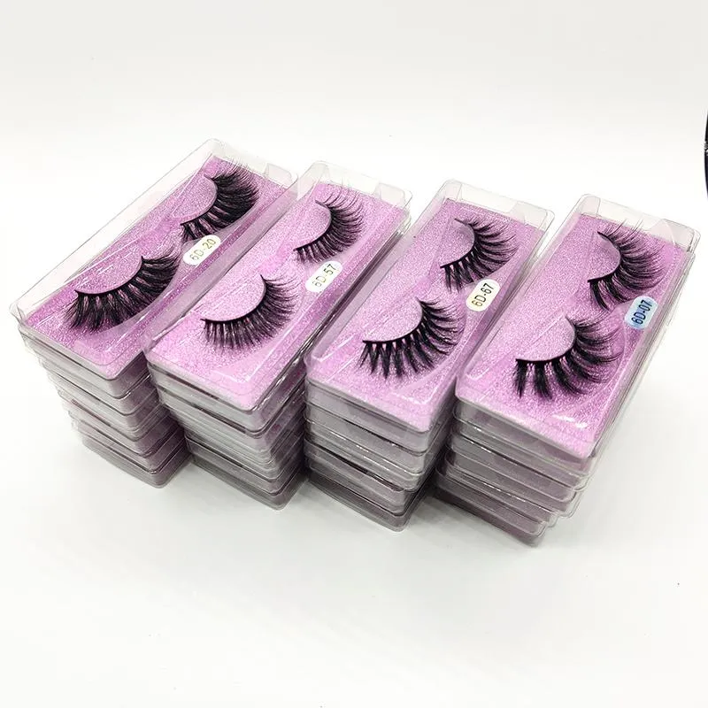 Eyelash 10/20/30/40/50/100 PCS 3D Mink Lashes Wholesale Natural False Eye Lashes Makeup Faux Mink Eyelashes In Bulk Thick Cils