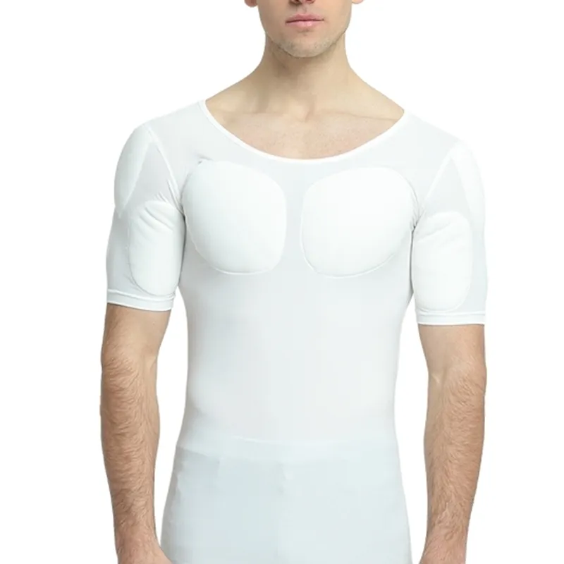 Sous-vêtements pour hommes, rehausseur de muscles Pecs, coussinets amovibles, sous-vêtements, poitrine forte, hauts invisibles, doux