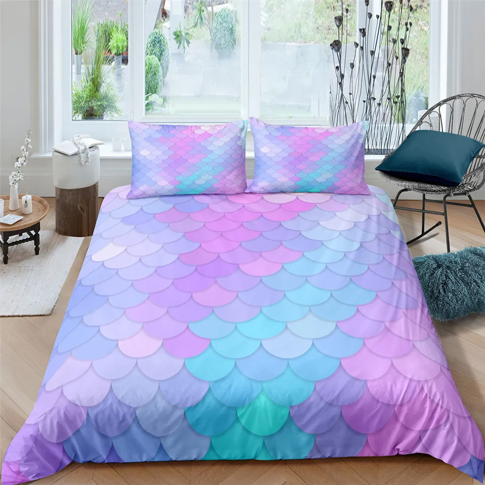 Mermaid quilt cover set hotsell