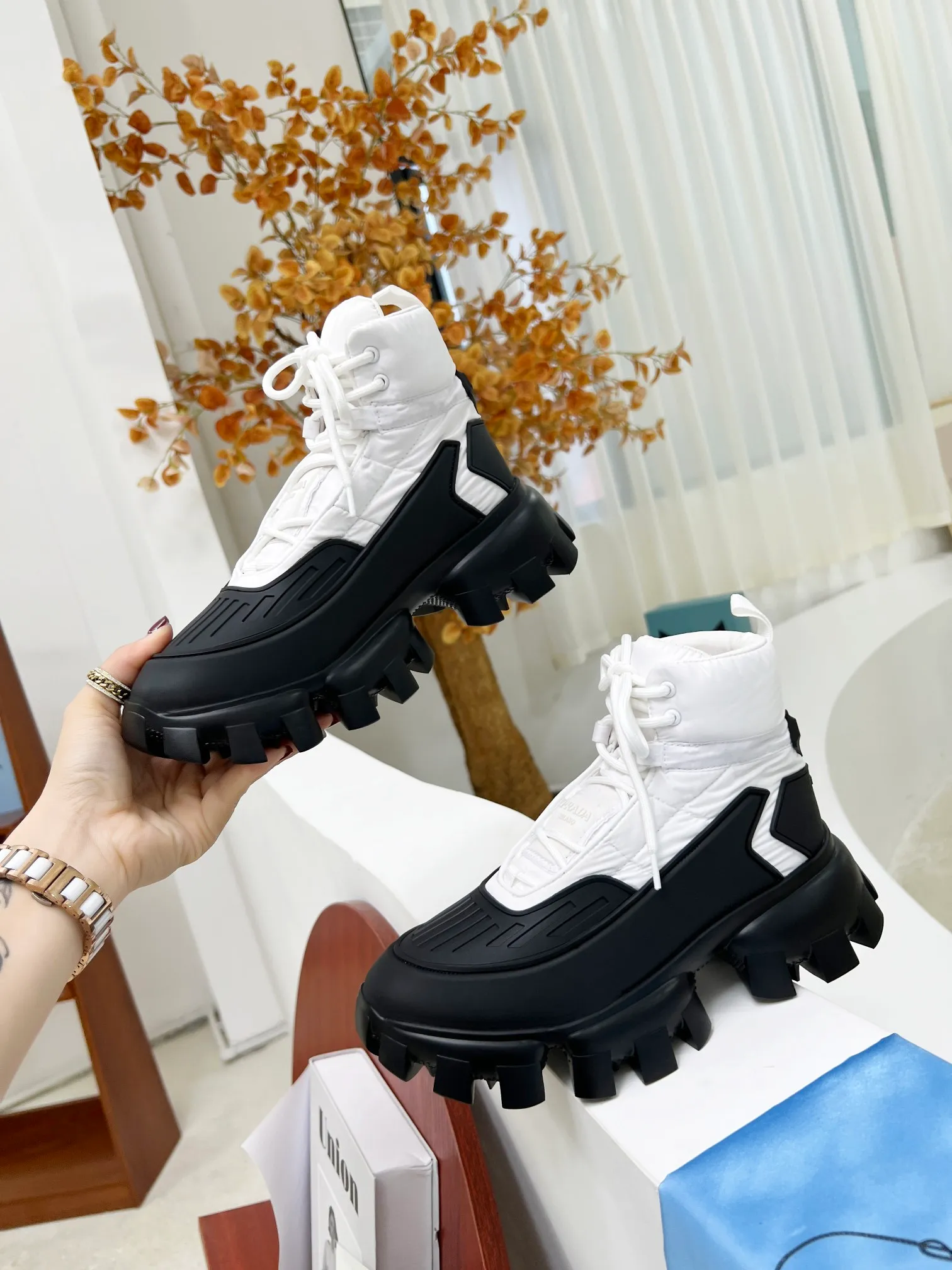Prad Cloudbust Thunder Chunky Sneakers Women Luxury Designer