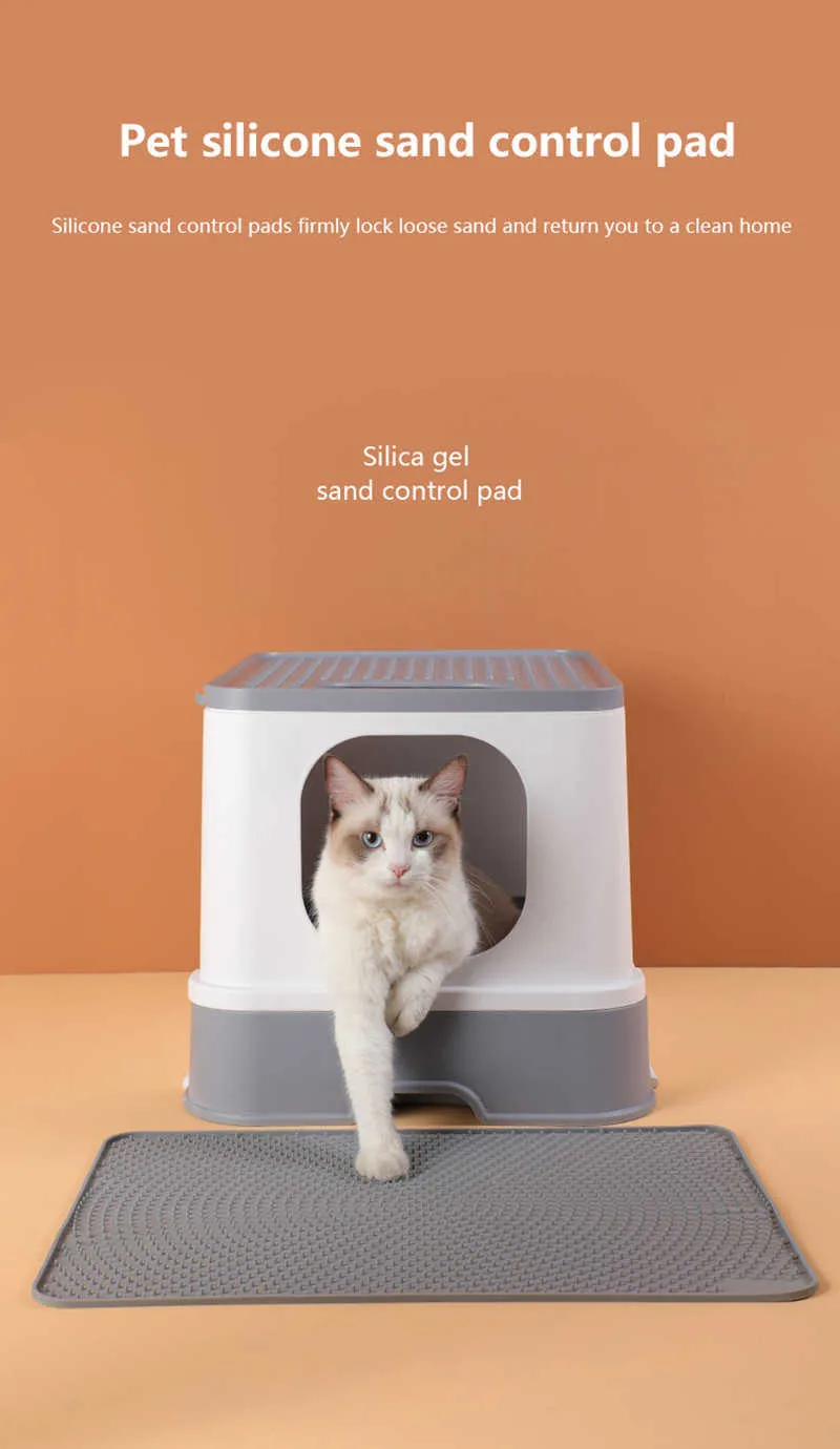 Blue Eco Friendly Nylon Cat Litter Mat Soft Dot Pattern Mini Round Hand Washable 52x36cm 50g 2024 From Luo09 11.19 DHgate.Com