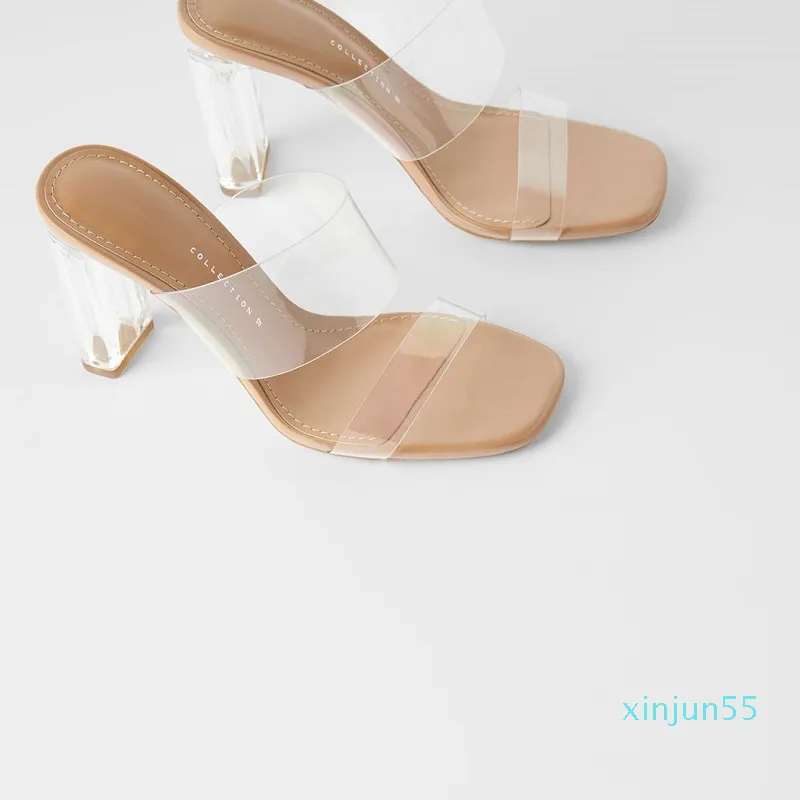 Scarpe da sales mare trasparenti