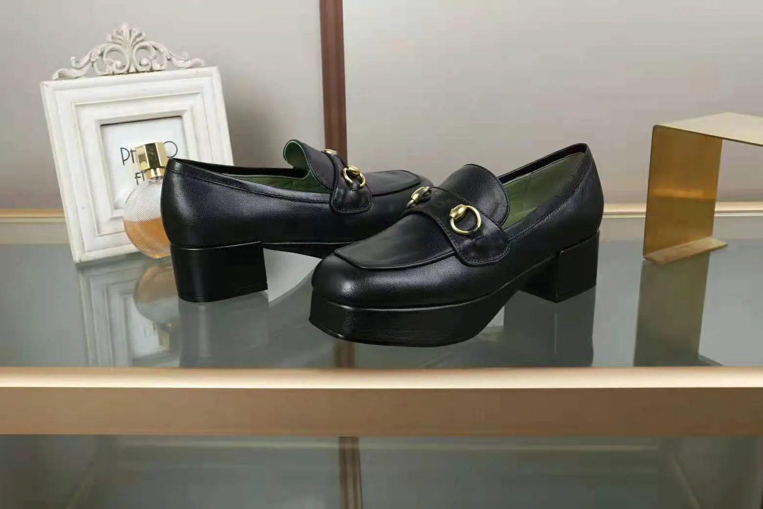 2021 scarpe da ufficio classiche di lusso da donna sexy con tacco spesso professionale taglia US 5-11