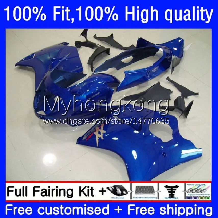 Corps de moulage par injection pour HONDA Blackbird CBR1100XX 96 97 98 99 00 01 Bleu brillant 35No.57 CBR 1100XX 1100 CC XX 2002 2003 2004 2005 2006 2007 CBR1100 XX 96-07 Carénage OEM