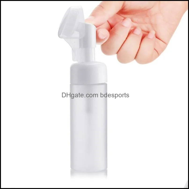 150ML Transparent Soap Foaming Bottle Portable Travel Pump Dispenser Facial Cleanser Foam Maker Bottle for Cosmetics1