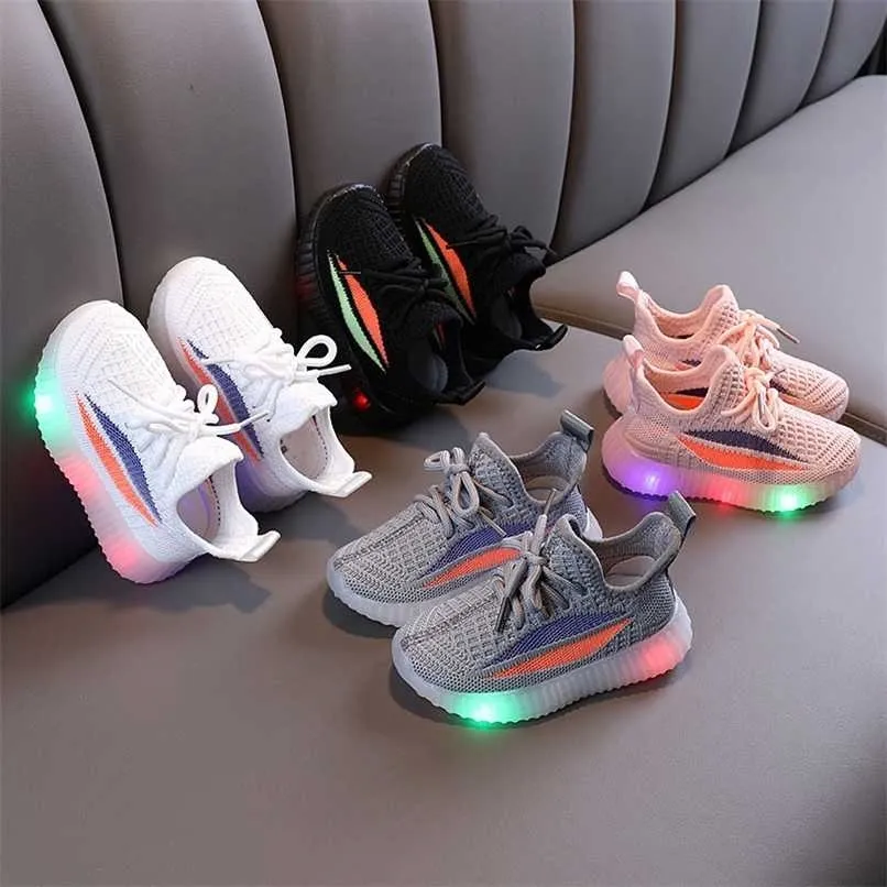 Çocuk Koşu Sneakers Yaz Çocuk Spor Ayakkabı Tenis Infantil Erkek Sepet Ayakkabı Hafif Nefes Kız Chaussure Enfant 211025