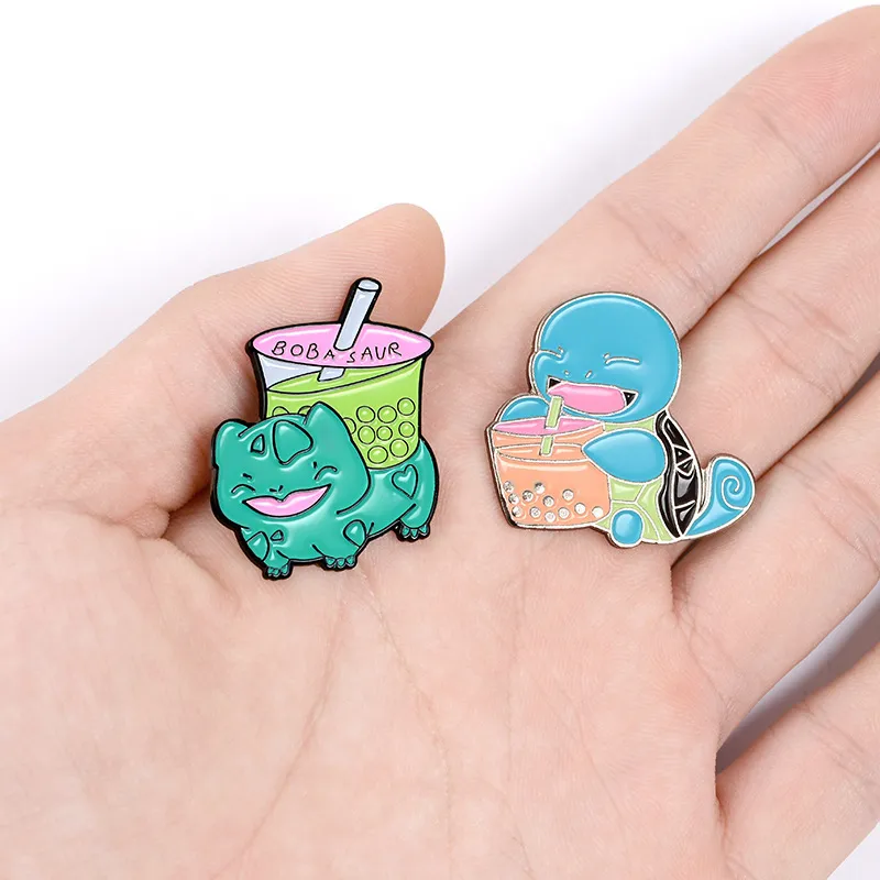 Cute Enamel Pin, Cute Frog Enamel Pin, Enamel Pin Funny Kawaii