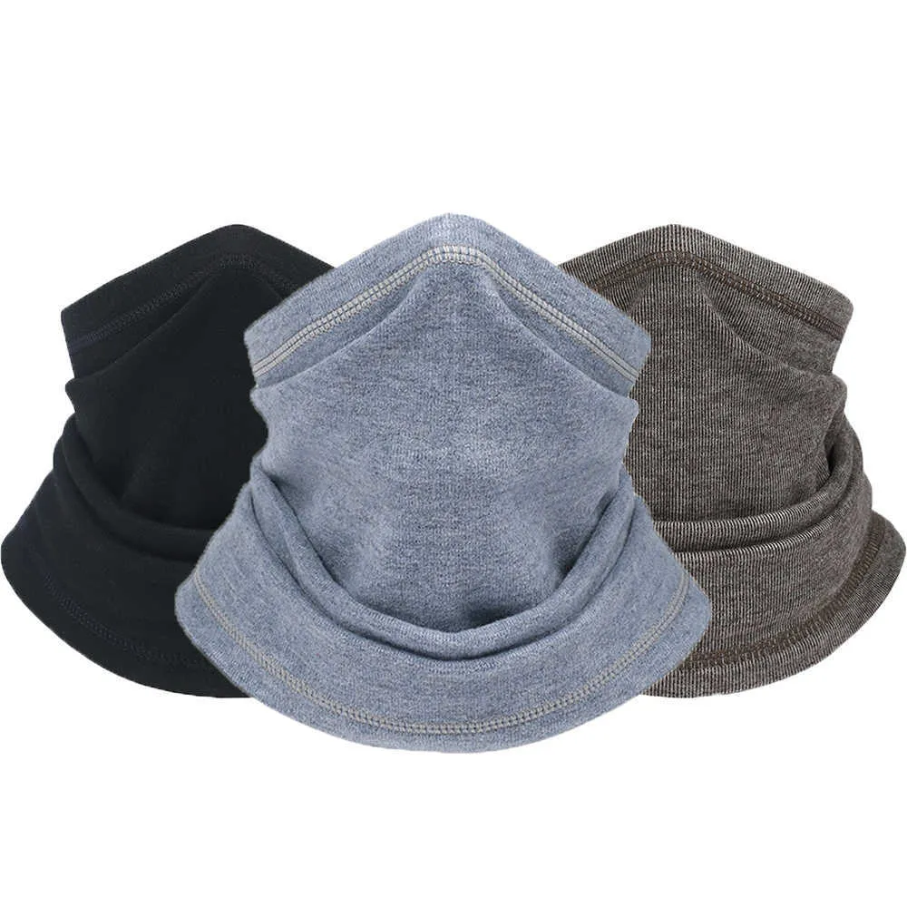 Cotton Cashmere Neck Cover Tube Scarf Winter Warmer Wrap Face Bandana Balaclava Cycling Bike Ski Outdoor Sports Scarf Y1020