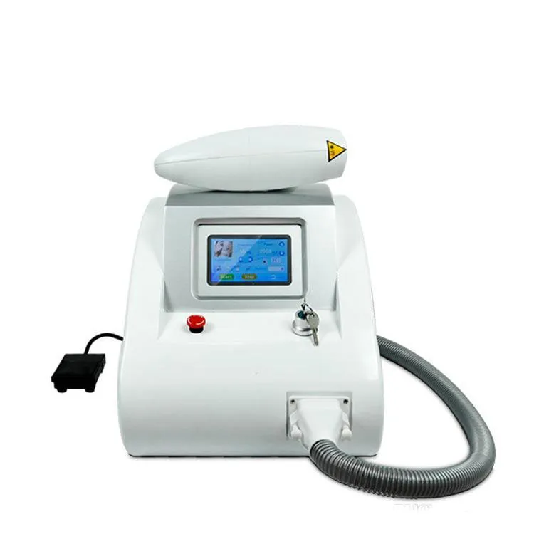 Machines Portable q-switch nd yag skin whitening melanin spot laser tattoo removal machine arrival goods