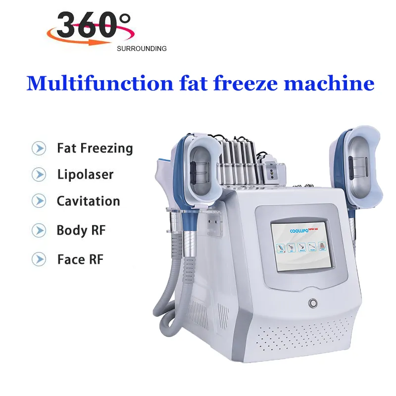 Cryolipolysis Fat Loss Máquina de Cavitação Ultrasonic Cool Slim Beauty Equipamento Celulite Dissolvendo Cryo Lipólise para Clínica