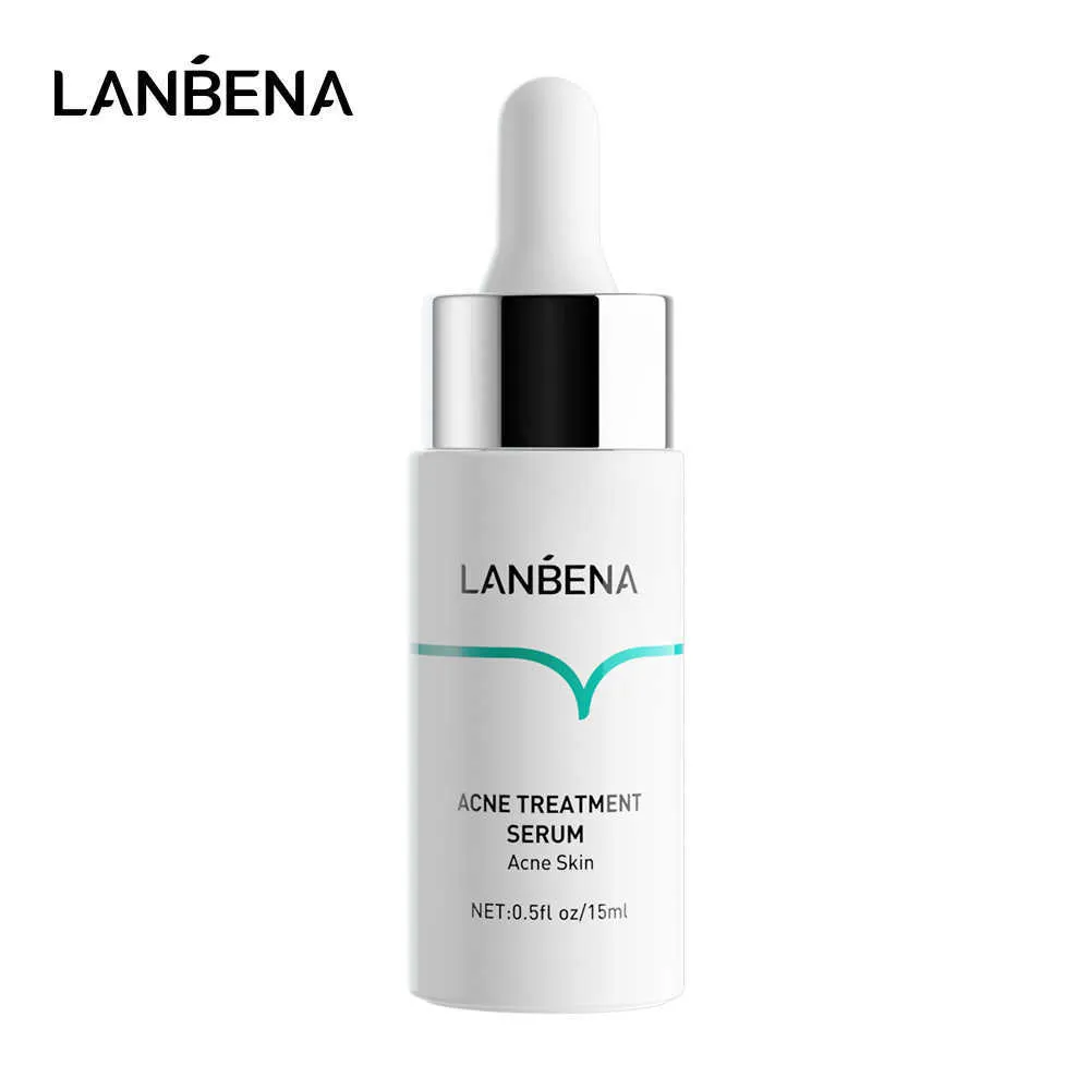 LANBENA Acne Treatment Removal Serum Face Anti Acne Nourish Whitening Shrink Pores Pimple Scar Essence Facial Skin Care 15ml