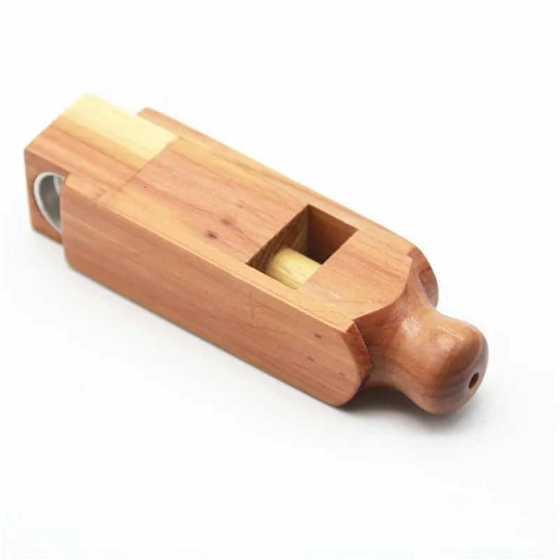 Newest Nice Mini Natural Wooden Portable Smoking Filter Tube Dry Herb Tobacco Bowl Innovative Design Handpipe High Quality Pipes DHL Free