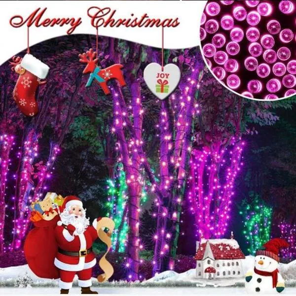 Solar LED Fairy String Lights – 100/200/300 LED Options – Warm White/White/Colorful – IP65 Waterproof