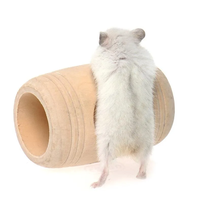 작은 동물 용품 1PC 햄스터 씹는 장난감 천연 나무 소나무 기니 돼지 쥐 쥐 chinchillas 장난감 액세서리 롤러 티