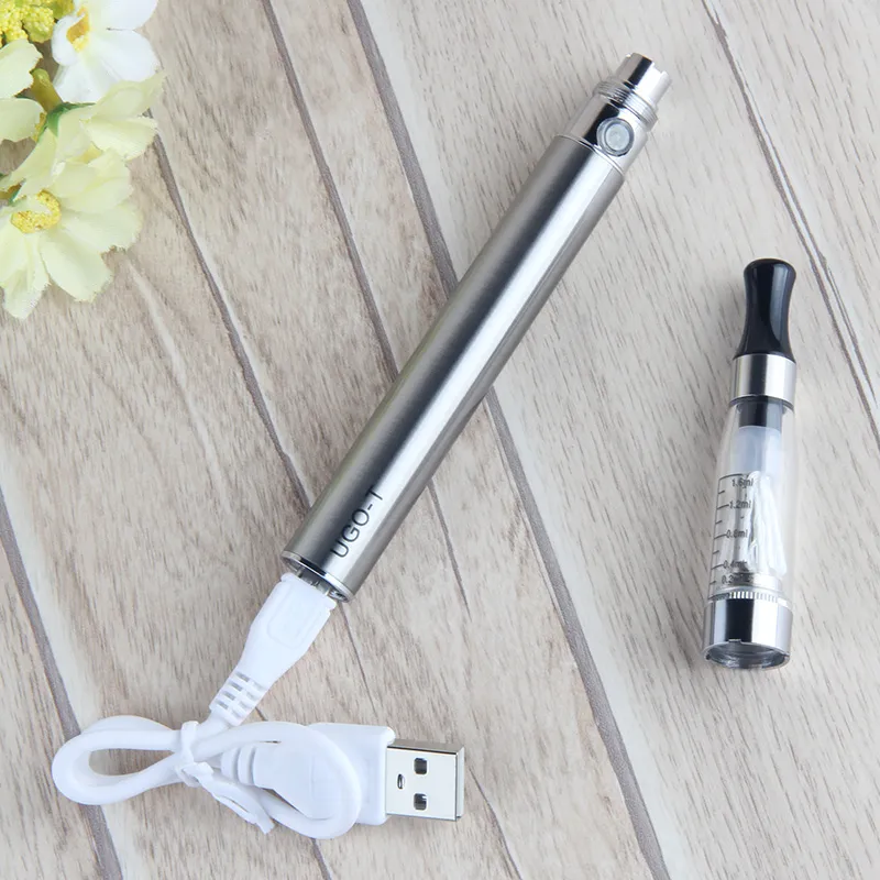 UGO-T CE4 블리스 터 키트 전자 담배 650 900 1100mAh 배터리 EGO-T EVOD 510 스레드 UGO T vape mod e