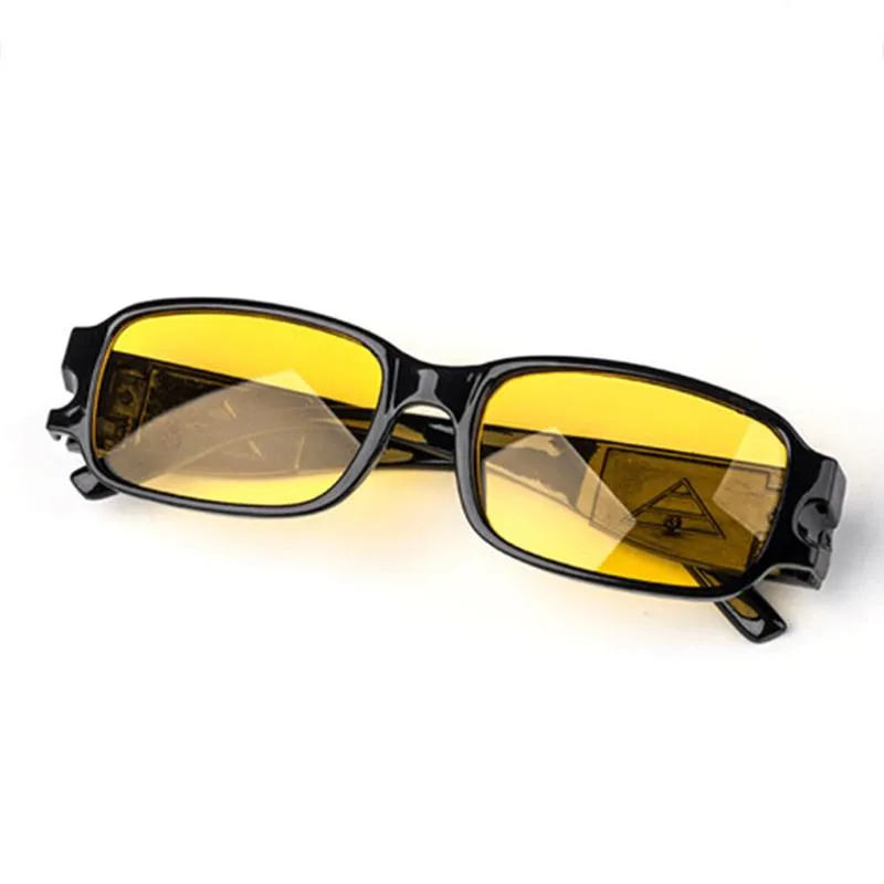 Fashion Solglasögon Ramar LED Light Reading Glasses Gul Night Vision Care Presbyopic Clear Occhiali da lettura diopter