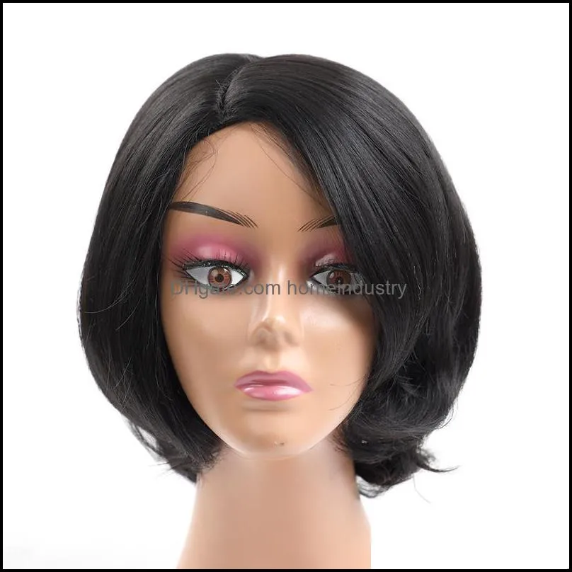 Synthetic Wigs Natural Wave Pixie Cut Hair Wig Afro Kinky Curly Short Bob Colored For Women