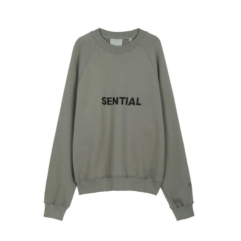 Mens 3D Reflective Silicon Pullover Hoodie Loose Skateboard Crew