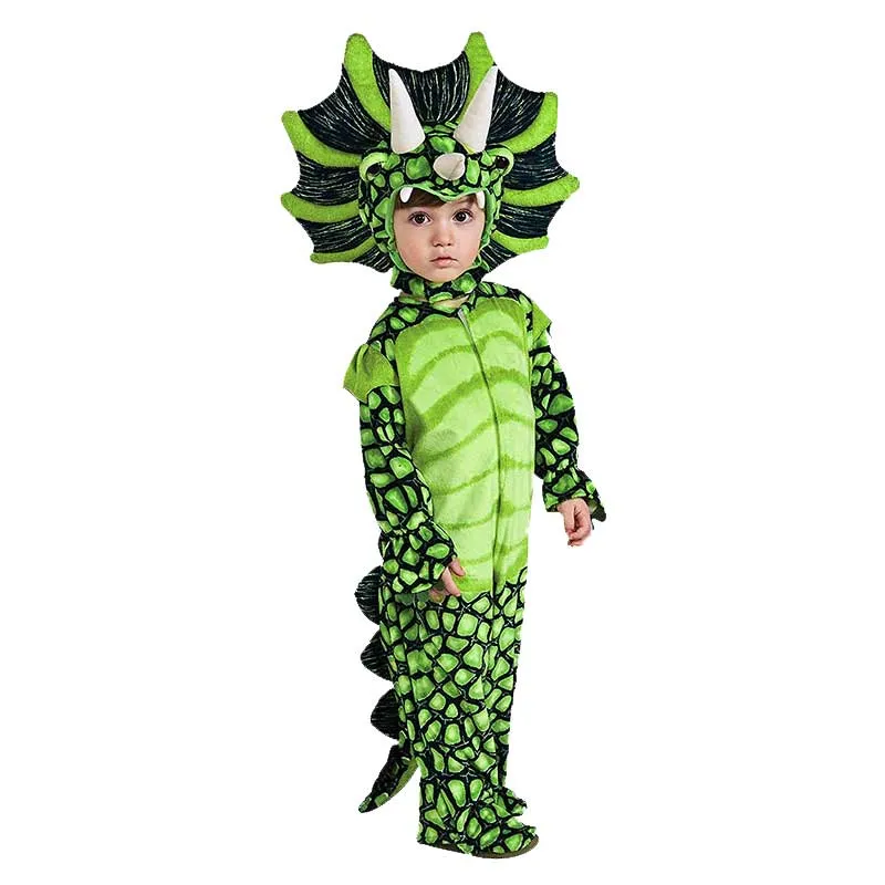 Mascot boneca traje novo triceratops dinossauro jumpsuit t-rex traje halloween festa de natal dragão dessfraz para crianças meninos meninos unisex