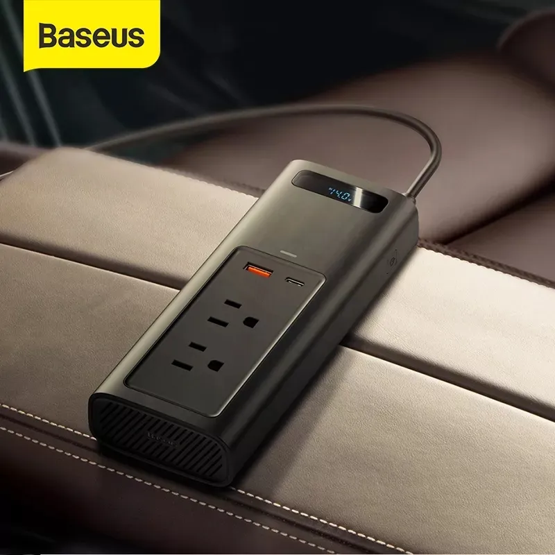 Baseus 150 W Inverter AC Dual Port Universal 12 V Steckdosen Staubsauger Heizung Auto-Ladegerät Adapter für Telefone Tablets