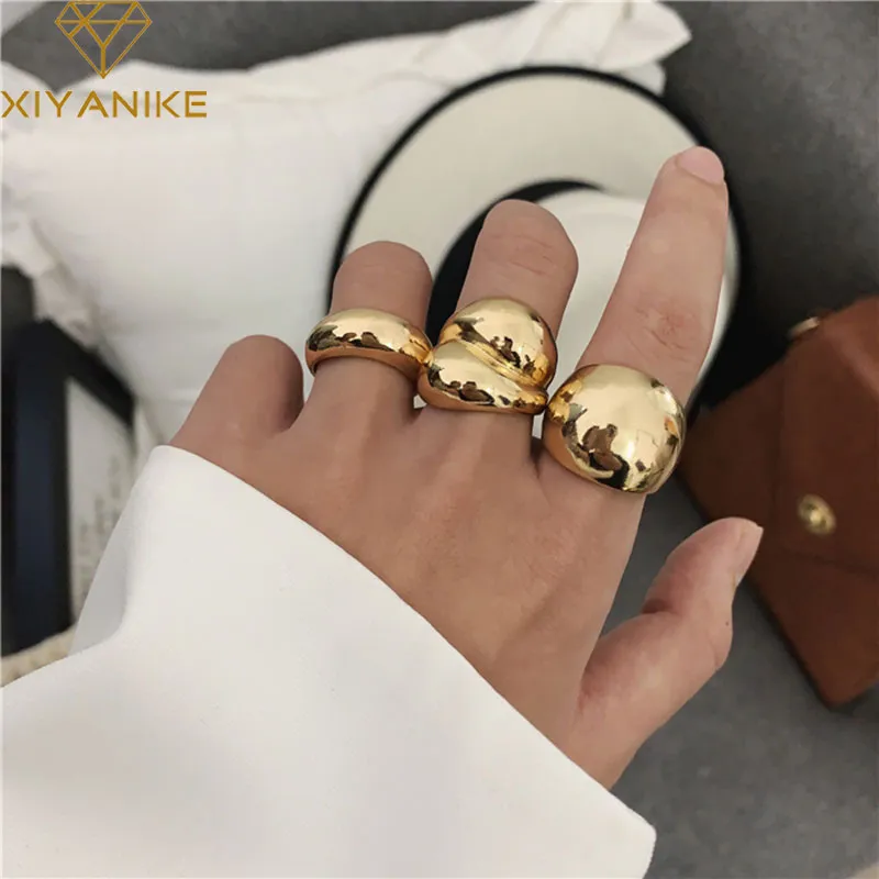 Buy Accessorize Set Of 8 Gold Toned Mid Finger Rings - Ring for Women  7249820 | Myntra