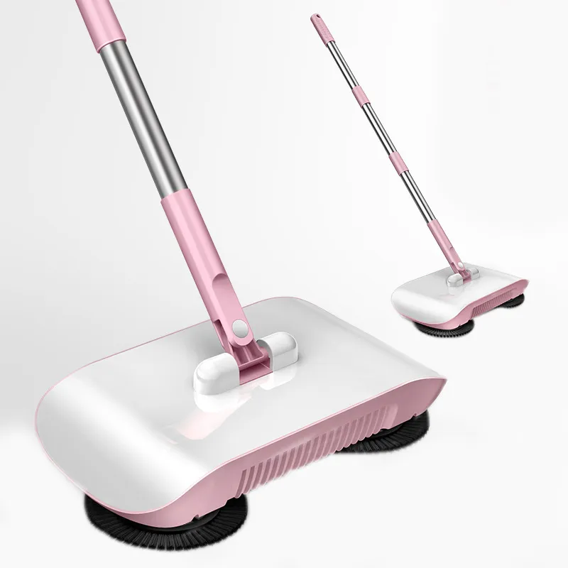 Ręcznie Push Zamiatarki Mop Household Miotła DustanPan Machine Sweep and Mop Dwu in-One Narzędzia do czyszczenia