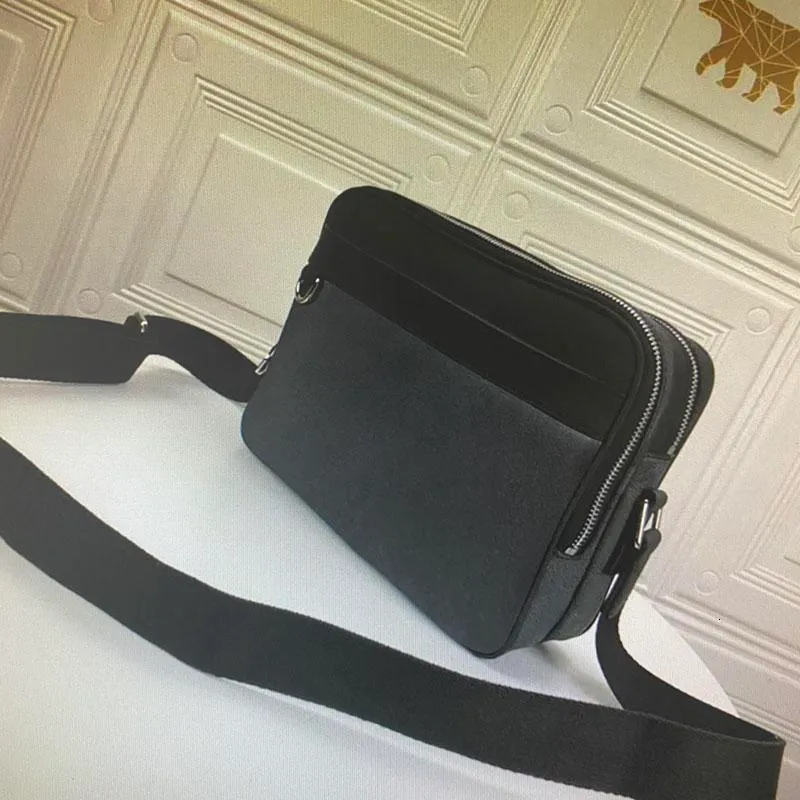 N40087 Real Leathe Messenger Bag Mens Crossbody Bags Set Fashion Leather Man Shoulder Bag Storage Clutch Purse Date code 40087