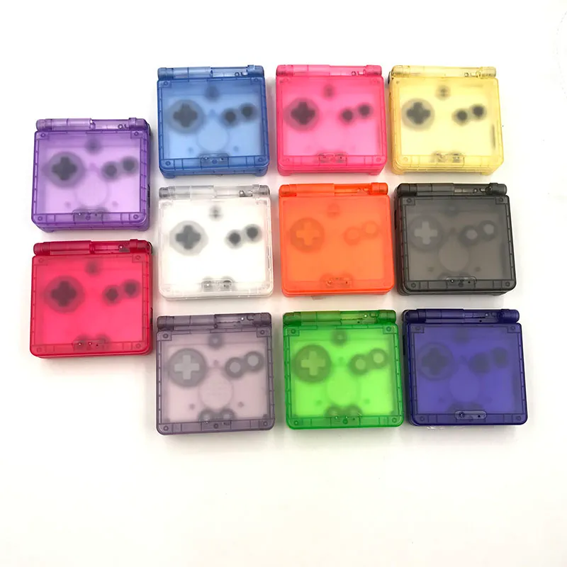 DIY Cool Clear Housing Shell Cover dla Gameboy Advance SP GBA SP Wymiana przezroczyste pełne skorupy