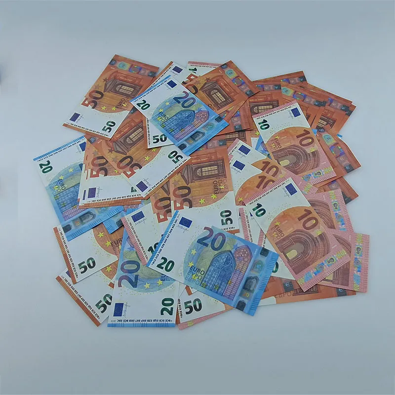 Motion Props Money Euro Copy 10 20 50 100 Party Fake Money Notes Faux Billet  Euro Play Collection Gifts Party Supplies From Pengxiaoju11, $10.1