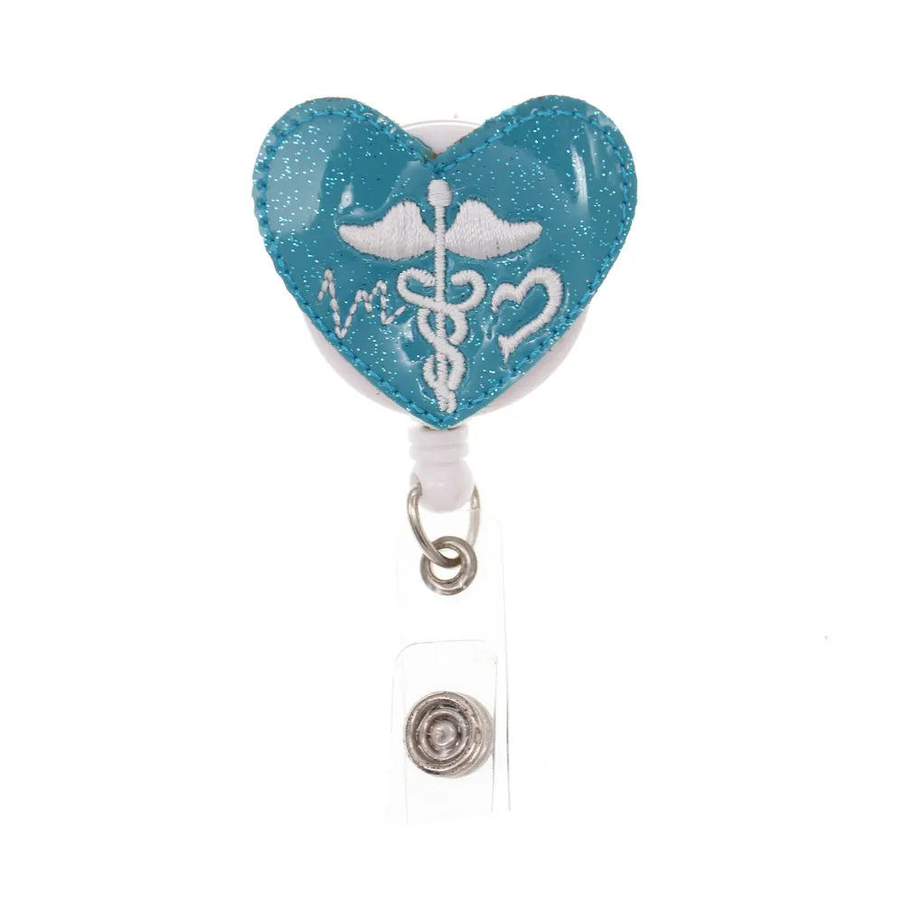 Fashionable Interchangeable Glitter Life Nurse ID Card Holder Retractable  Felt Badge Reel With Alligator Clip For Work Or School From Tyrhg, $18.1