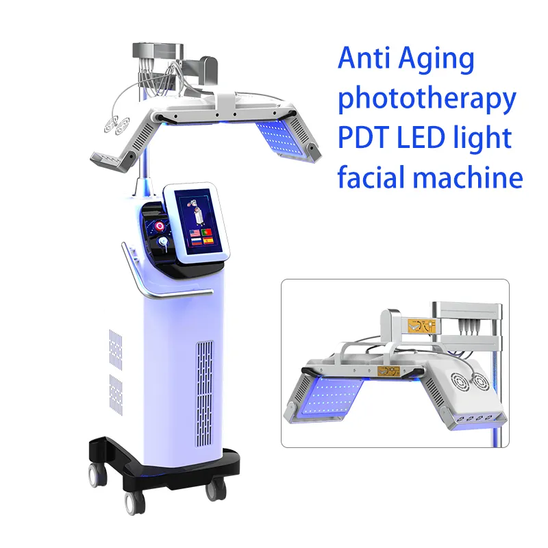 Vertikal PDT LED Light Therapy Skin Föryngring Fotodynamisk Behandlingslampa Facial Beauty Salon Spa Machine 2 års garanti