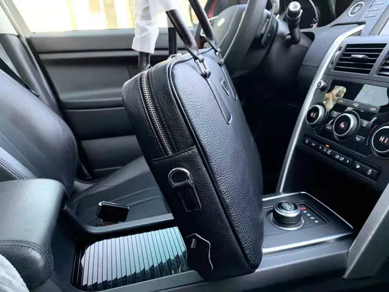 Whole designer men's briefcase atmospheric handbag canvas shoulder strap super fiber leather bag handbags232c