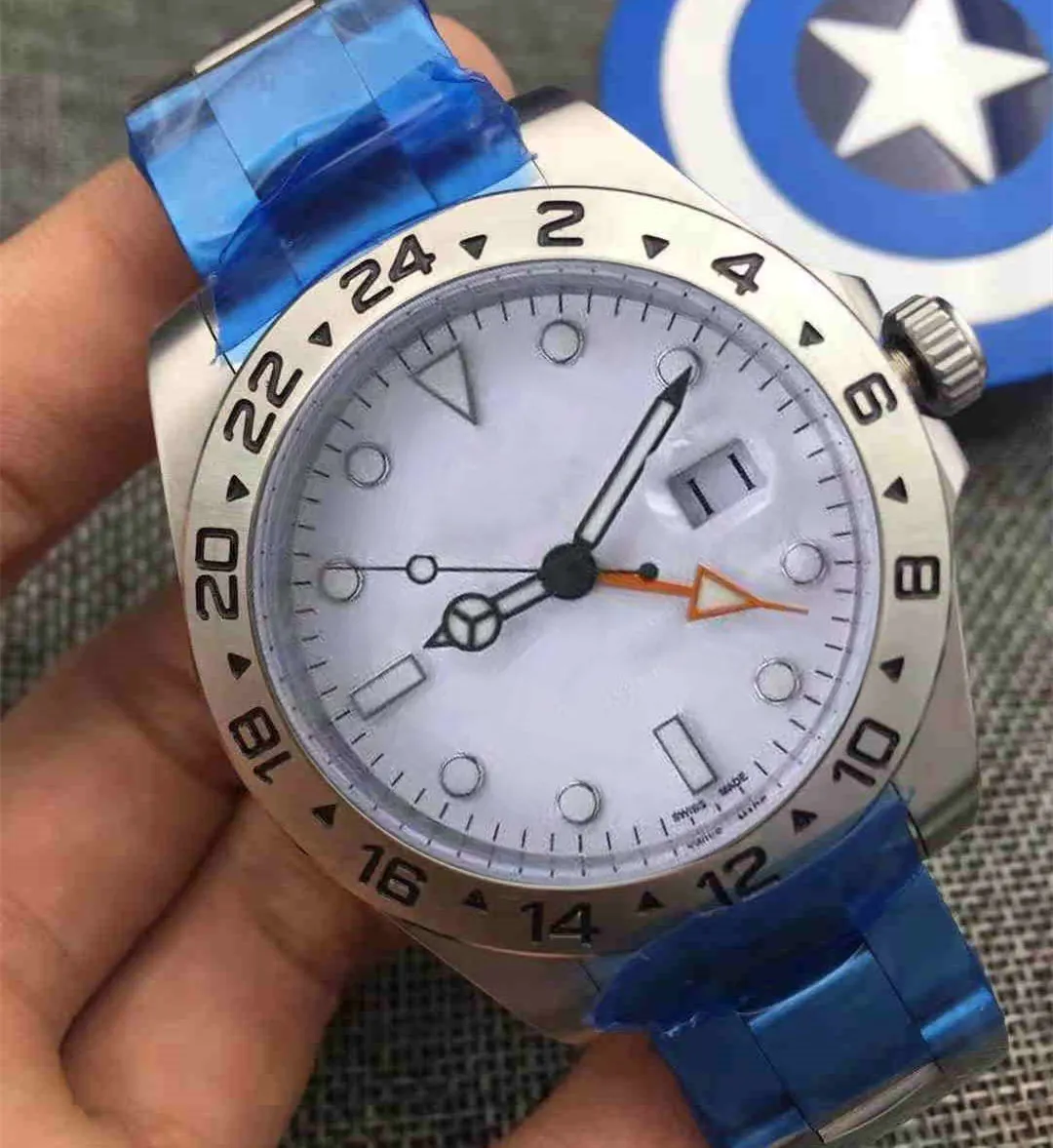 Luxe Designer Classic Fashion Automatic Mechanical Watch Maat 42mm Sapphire Glass Waterdichte functie Kerstcadeau Gratis levering