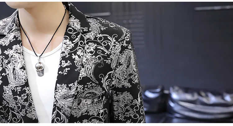 Herren Anzüge Blazer Männer Nachtclub Junge Casual Anzug Männlichen Kleine Jacke Koreanische Host_voghion.com