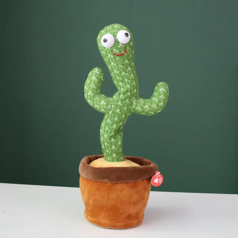 Battery Version Dancing Talking Singing Cactus Stuffed Plush Electronic Toy  for Kids Age 5-7 from Dhgate Wind-up Toys - price 9.27