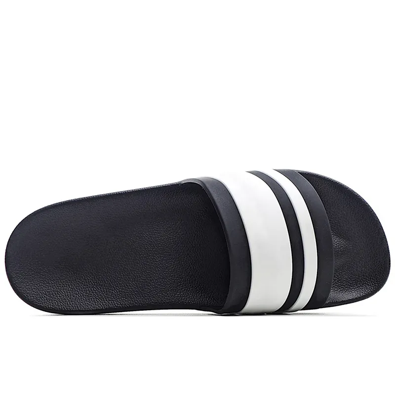 Summer Stripe Rubber Adilette Slippers For Men And Women Soft