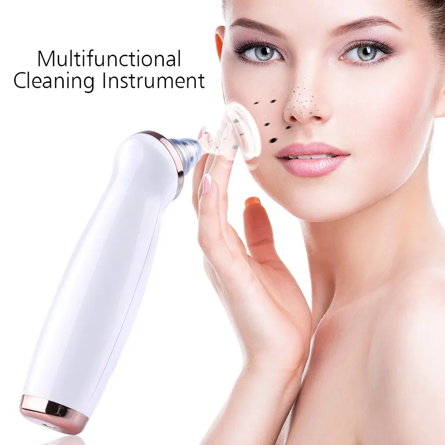 Facial Pore Vacuüm Zuig Blackhead Remover Skin Care Diamond Dermabrasion Machine Acne Pimple Removal Face Clean Tool