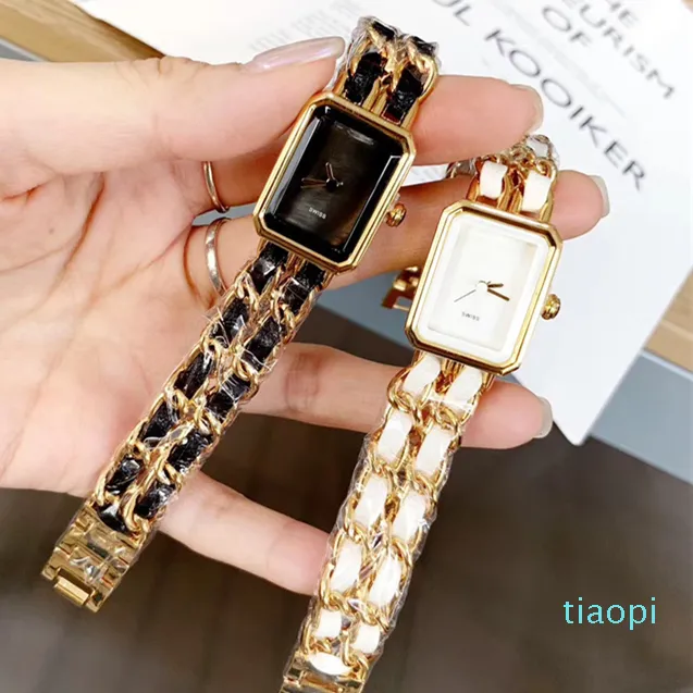 Top Design Women Watch High quality Steel Bracelet Chain Luxury Sexy Square Dial Face Lady Wristwatch Nobel Female Quartz Nice Drop shipping