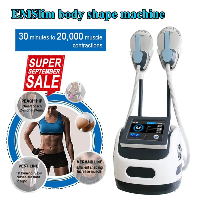 Hiemt rf emslim corps forme Portable EMS combustion des graisses minceur Machine pour le développement musculaire stimuler la réduction de la Cellulite